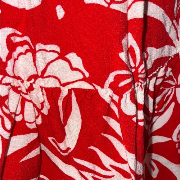 Knox Rose Floral Red Women's Skirt - Picture 5 of 7